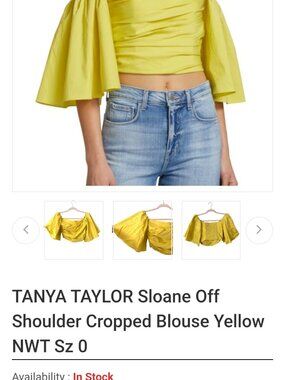Tanya Taylor crop top size 0
